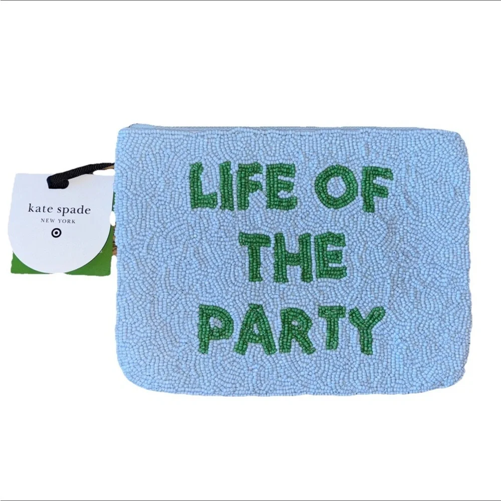 “Life of the Party” Beaded Clutch Blue/Green - Kate Spade New York x Target